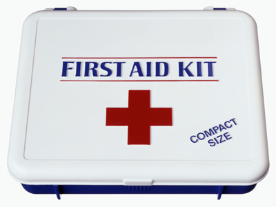 a standard first aid kit