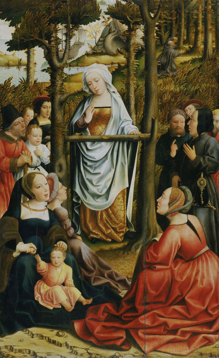 Flemish Master of the Magdalene Legend, Mary Preaching