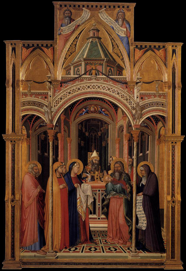 Lorenzetti, Presentation in the Temple