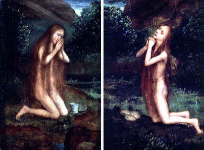 Quentin Metsys, Mary Magdalene (left) and Mary of Egypt (right)