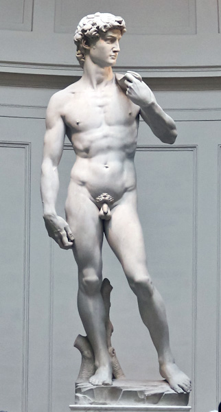 Michelangelo, David (marble, 1501–1504)