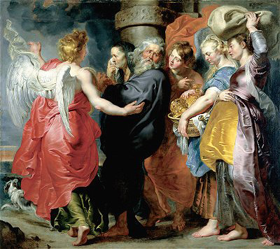Rubens, The Departure of Lot and His Family from Sodom