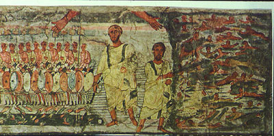 The Crossing of the Red Sea, Dura-Europos Synagogue