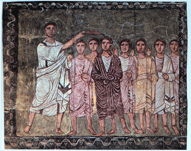 Samuel Anoints David (Dura Europos)