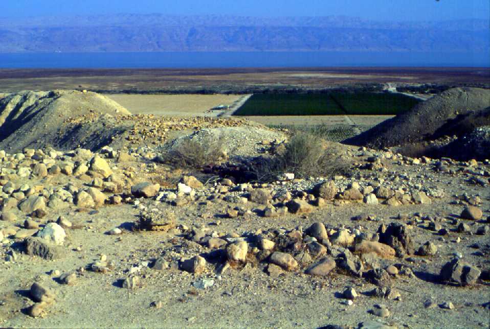 Western and Eastern Cemeteries Looking East