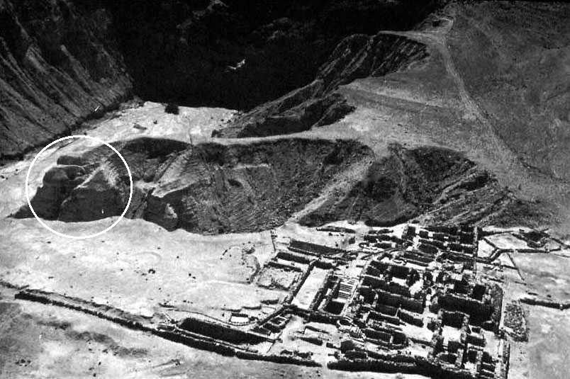 Khirbet Qumran: Aerial View from NW