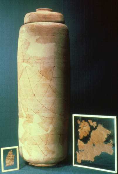 Scroll Jar and 'Ain Feshka Fragment