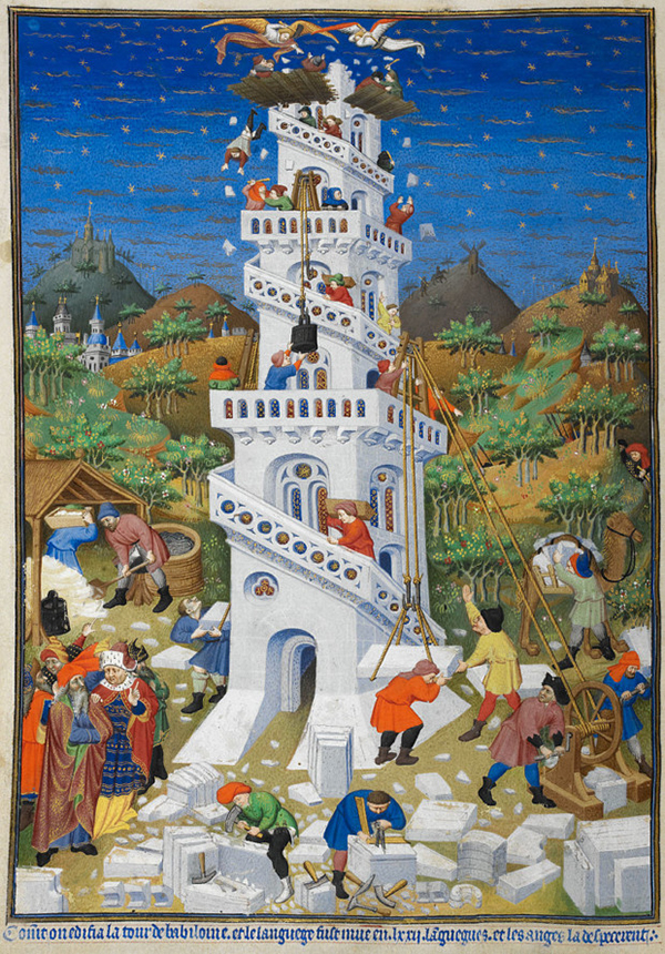 Bedford Hours, Tower of Babel