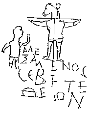 Alexamenos worships god
