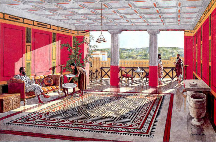 Reconstruction of a Wealthy Priest's House, Upper City, Jerusalem
