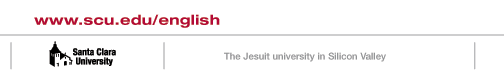 Santa Clara University English website