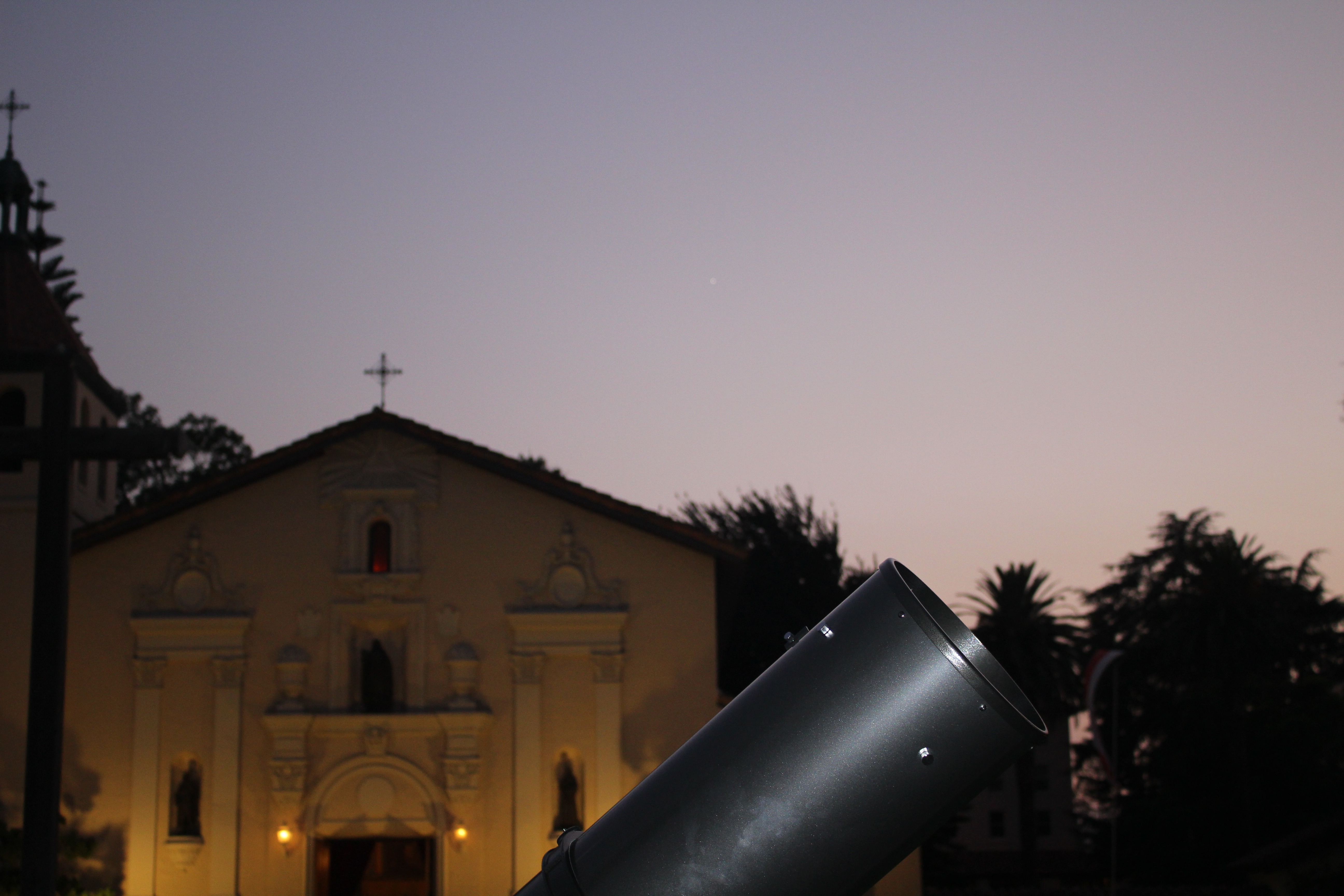 Venus in the background.