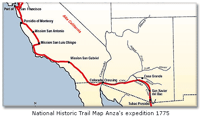 De Anza Trail Map